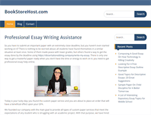 Tablet Screenshot of bookstorehost.com